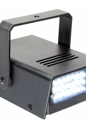 BeamZ BMS24LED - Mini Stroboscope à LEDs 24 LED, DJ Light effect, Jeu de Lumières, Vitesse Réglable | Meilleur prix