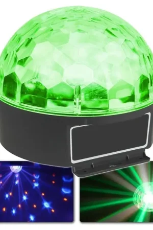 Achetez maintenant - Max Magic Jelly DJ Ball - 6 x 1W LEDS, 82 Faisceaux, Stroboscope