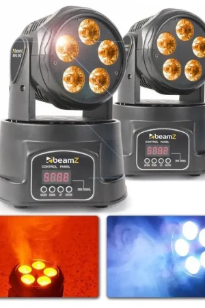 BeamZ MHL90 - 2x Mini Lyres Wash 60W 5x LED RGBAW - Dernier arrivage