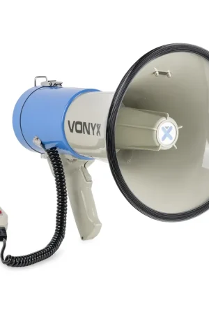 Économisez maintenant | Vonyx MEG060 Mégaphone Professionnel 60W, Idéal Manifestations, 1,2 km