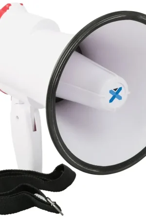 Vonyx MEG020 Mégaphone Compact 20W, Idéal pour Manifestations, 700m de Portée - Derniers exemplaires