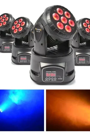 Prix doux | BeamZ MHL74 - 4x Lyres Wash 7x LED RGBW 10W