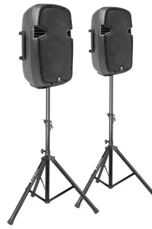 Super offre - Vonyx SPJ-1000A Ensemble d'Enceintes 10" avec Pieds