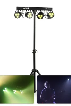 Max LED Partybar4 - 4x 3 LEDs RGBW | Haute qualité