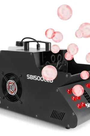 Prix en baisse - BeamZ SB1500LED - Machine à Fumée et à Bulles, 1500W, Réservoir 1,35L, Mode DMX