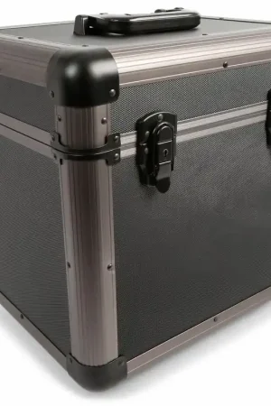 Offre exceptionnelle | Power Dynamics RC100 - Valise Vinyles 31 x 35,5 x 39cm - Titane