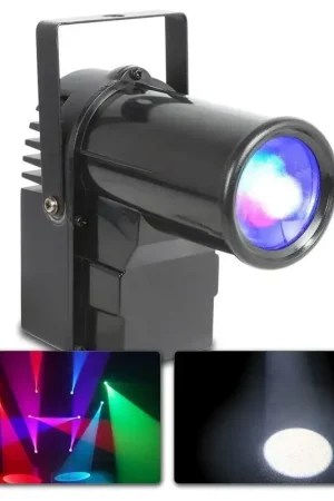 2nde Vie - BeamZ PS10W - Projecteur Spot LED RGB - 10 Watts, DMX - Prix en baisse