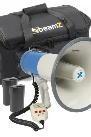 Plus que quelques unités | Vonyx MEG065 Kit Mégaphone Professionnel 65W - avec Sac de Transport