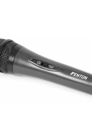 Prix promo | 2nde Vie - Fenton DM105 - Microphone Vocal Professionnel avec Cordon de 3 Mètres - Noir