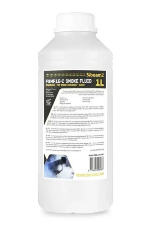 BeamZ FSMF1E-C - Liquide pour Machine à Fumée 1L - Standard | Produit phare