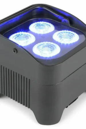 BeamZ BBP94 - Projecteur PAR Uplight sur Batterie RGBAW-UV DMX - 40 Watts - Produit phare