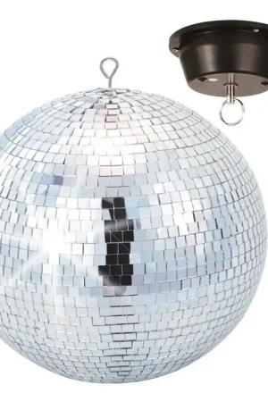 2nde Vie - Fuzzix MB30M - Boule à Facettes 30cm avec Moteur - Profitez-en