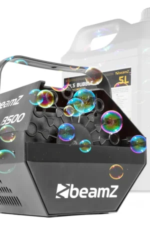 Bientôt épuisé | BeamZ B500 Machines à Bulles - 30 Tours/Min avec Grande Roue, 5L de Liquide