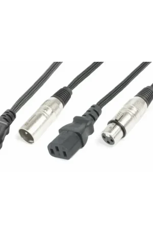 Offre exclusive - PD Connex Câble Lumière Combiné IEC m - XLR M/IEC F - XLR F - 10m
