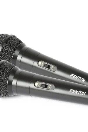 Vente flash | Kit avec 2 Microphones pour Karaoké et DJ