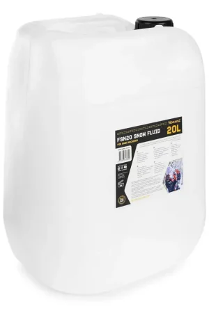 BeamZ FSN20 - Liquide pour Machine à Neige - 20 Litres | Offre exceptionnelle