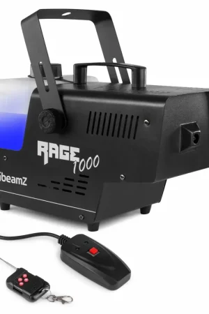 BeamZ RAGE1000 - Machine à Fumée 1000 Watts avec Télécommande Sans Fil | Dernières unités