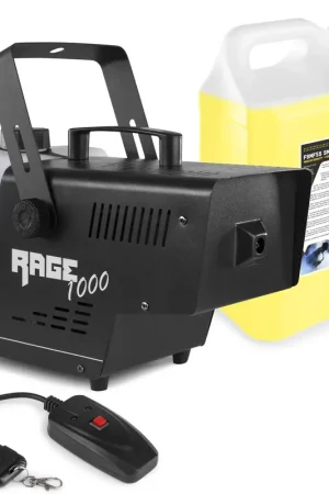 BeamZ RAGE1000 Machine à Fumée avec 5 Litres de Liquide | Direct fabricant