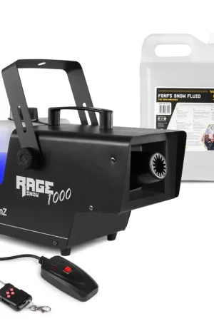 BeamZ RAGE1000SNOW - Machine à Neige 1000 Watts avec Liquide 5L | Produit tendance