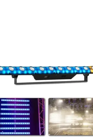 Bien noté | BeamZ LCB14 - Barre à LEDs Hybride, 14 LEDs de 3W, 56 LEDs RVB