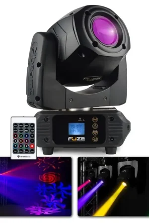 BeamZ FUZE75S - Lyre Spot LED 75W, Mode DMX, Roue de 6 Gobos, Effets 8 Couleurs + Blanc | Bon prix