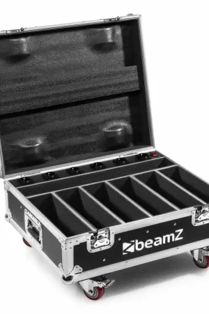 BeamZ FCC12 - Flightcase pour 6 Projecteurs BBB612 avec Fonction Charge - Vente flash