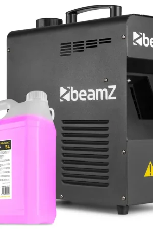 BeamZ H2000 DMX Fazer Smoker 1700W avec 5 Litres de Liquide de Fumée - Premium