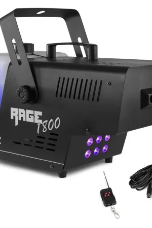 Coup de cœur | BeamZ RAGE1800LED - Machine à Fumée 1800 Watts avec LEDs RGB et DMX