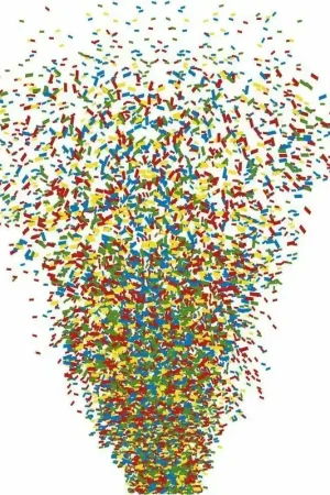 Dernière chance - Beamz CNF1 Confettis Multicolores pour Lance Confettis - 1kg