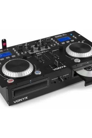 2nde Vie - Vonyx CDJ500 - Double lecteur CD/MP3/USB/Mixeur avec Bluetooth | Excellente qualité