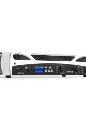 Vonyx VPA300 - Amplificateur Digital 2x 150W, Bluetooth, MP3/USB/SD avec Télécommande | Meilleur prix