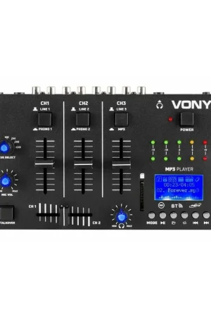 Nouveau au catalogue - 2nde Vie - Vonyx STM3030 - Table de Mixage DJ 4 canaux, entrée USB, Bluetooth