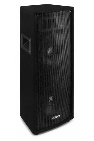 Vonyx SL28 Enceinte Passive, 800 Watts, 2x Woofer de 8 Pouces, Poignées Intégrées - Économisez maintenant