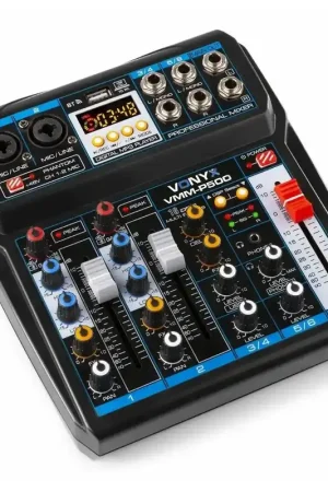 Achetez dès aujourd'hui - 2nde Vie - Vonyx VMM-P500 - Console de Mixage, 4 Canaux, Bluetooth, MP3/USB