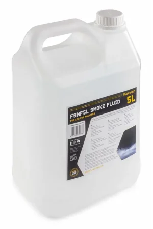 BeamZ FSMF5L - Liquide à Fumée 5L - Effet Glace Sèche, Faible Suspension - Plébiscité par les clients