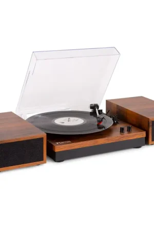 Réduction | Fenton RP165 Platine Vinyle Bluetooth avec 2 Enceintes - Bois
