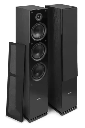 Qualité premium - Fenton SHF80B Enceintes Colonne Hifi 3 voies