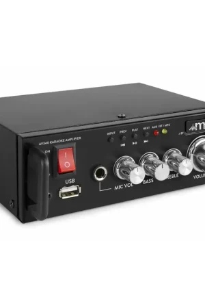 Dernière chance - MAX AV340 - Amplificateur Numérique Karaoké avec Bluetooth