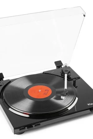 Qualité premium - Audizio RP310 Platine Vinyle avec Cellule Audio Technica - Noire