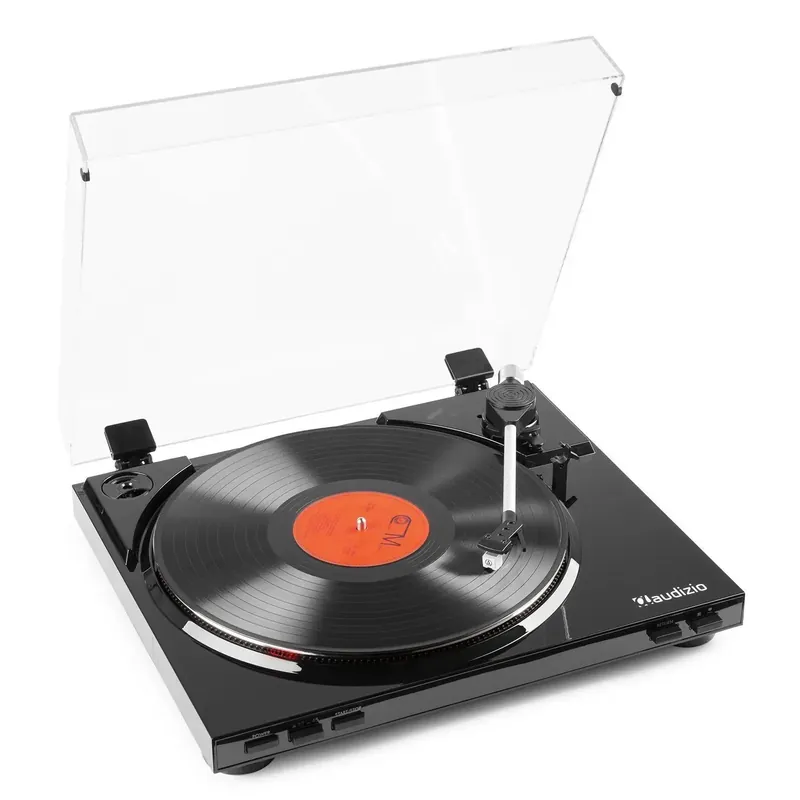 Qualité premium - Audizio RP310 Platine Vinyle avec Cellule Audio Technica - Noire