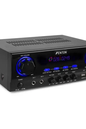 Prix spécial | 2nde Vie - Fenton AV440 - Amplificateur numérique karaoké avec Bluetooth