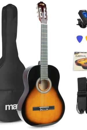 Produit phare - Max SoloArt - Guitare Acoustique Classique Pack Débutant - Sunburst