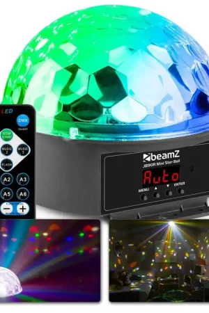 BeamZ JB90R Jelly Ball Effet Lumineux 9 x 1W LED | Best-seller