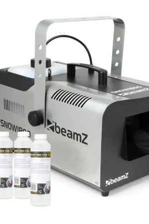 BeamZ SNOW1800 - Machine à Neige 1800 Watts DMX avec 4 Concentrés 250 mL | Bon plan