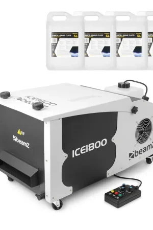 BeamZ ICE1800 Machine à Fumée Lourde avec 20 Litres de Liquide - Offre bientôt terminée