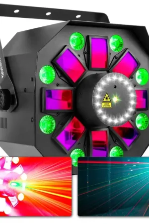 BeamZ Multibox Jeu de Lumière 4 en 1 - Offre à durée limitée