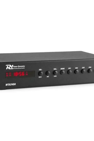 Power Dynamics WT240A - Amplificateur Stéréo WiFi avec Bluetooth - 80 Watts - Incontournable