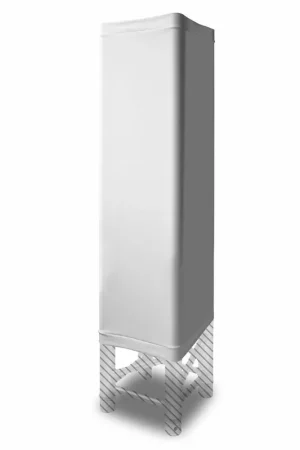 Nouveau | BeamZ Professionnal Truss Housse Lycra pour Totem P30 BeamZ 1 mètre – Blanc