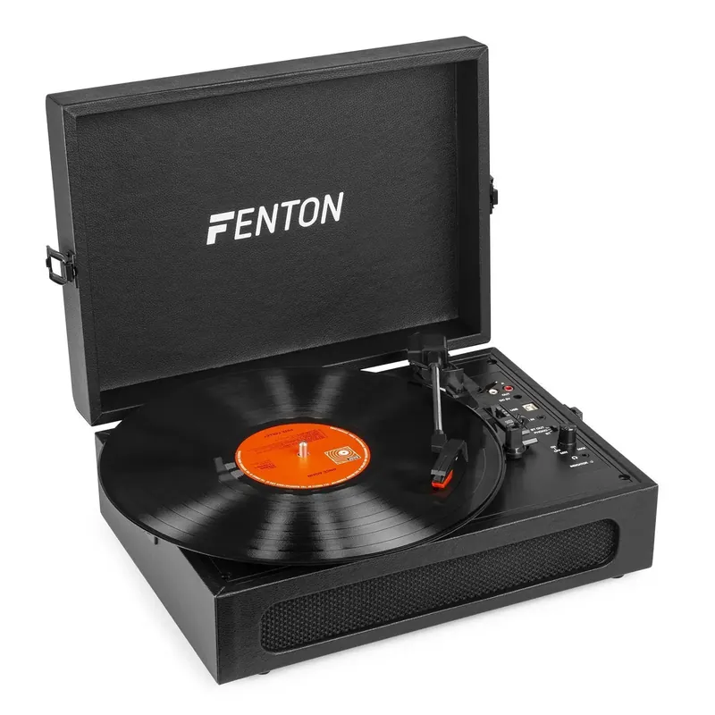 Fenton RP118B Platine Vinyle Valise Bluetooth avec Haut-Parleurs Intégrés | Tendance