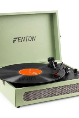 Prix choc - Fenton RP118C Platine Vinyle Valise Bluetooth avec Haut-Parleurs Intégrés